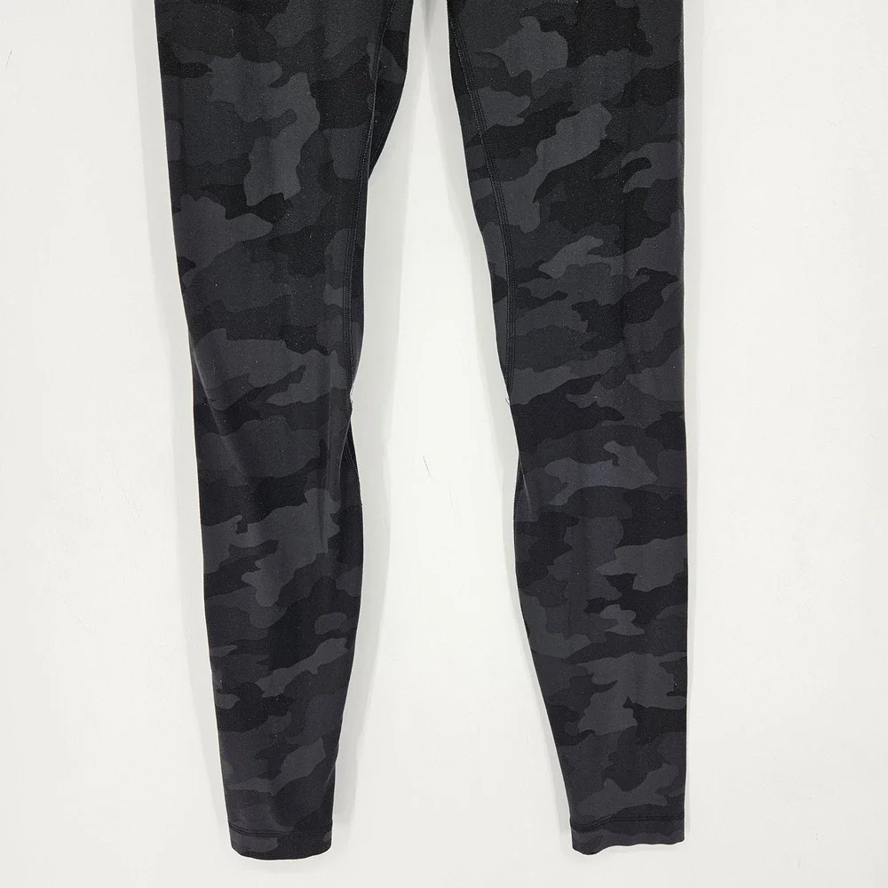 Lululemon Pants Womens 4 Align Joggers Black Camo Athletic Gym Leisure Yoga